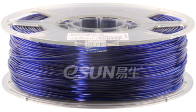 Проволока PETG-пластик ESUN для печати на 3D-принтерах (диаметр нити: 1,75 мм, вес катушки: 1 кг, цвет: синий) Проволока PETG-пластик ESUN для печати на 3D-принтерах (диаметр нити: 1,75 мм, вес катушки: 1 кг, цвет: синий)