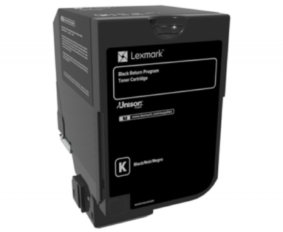 Тонер-картридж Lexmark LaserPrinter CX725 (цвет: черный) [ресурс: 25 000 стр.] [артикул: 84C5HK0/84C5HKE/84C0H10] /оригинальный/