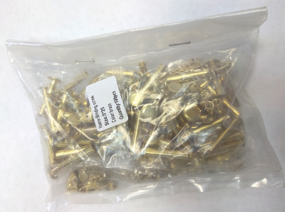 Болты металлические для скрепления "Золото" (25мм, 100шт/уп)