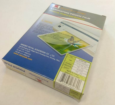 Пленка для ламинирования А6 (111х154мм, 2х100мкм, 100шт/уп) глянцевая /LF/