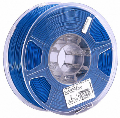 Проволока ABS+ ESUN для печати на 3D-принтерах (диаметр нити: 1,75 мм, вес катушки: 1 кг, цвет: синий) Проволока ABS+ ESUN для печати на 3D-принтерах (диаметр нити: 1,75 мм, вес катушки: 1 кг, цвет: синий)