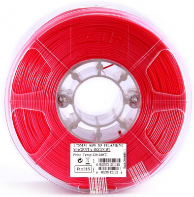 Проволока ABS+ ESUN для печати на 3D-принтерах (диаметр нити: 1,75 мм, вес катушки: 1 кг, цвет: пурпурно-красный) Проволока ABS+ ESUN для печати на 3D-принтерах (диаметр нити: 1,75 мм, вес катушки: 1 кг, цвет: пурпурно-красный)