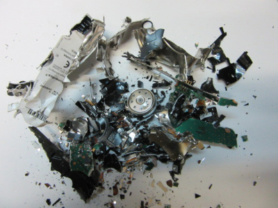 Уничтожитель (шредер) бумаги Bulros HD-01 (размер частицы 4х30 мм)