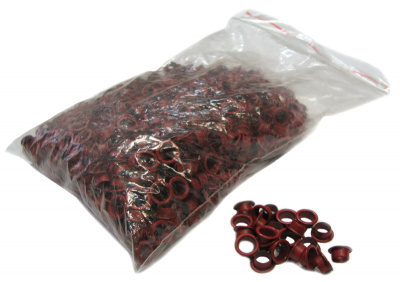 Люверсы "красные" d=5,5 мм (1000шт/уп)