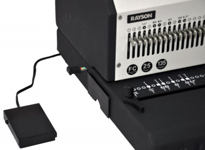 Брошюровщик для металлических пружин Rayson ET-25R (до 25 листов) /электрический/
