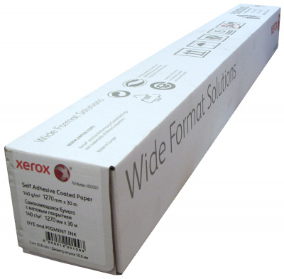 Бумага самоклеящаяся Xerox Self Adhesive Paper 50" (1270 мм x 30 м, 140 г/кв.м, втулка 50,8 мм) [арт. 450L97011]