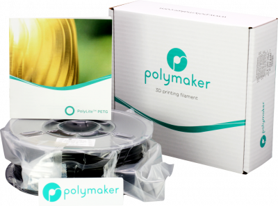 Проволока PolyLite PETG-пластик PolyMaker для печати на 3D-принтерах (диаметр нити: 1,75 мм, вес катушки: 1 кг, цвет: черный) Проволока PolyLite PETG-пластик PolyMaker для печати на 3D-принтерах (диаметр нити: 1,75 мм, вес катушки: 1 кг, цвет: черный)