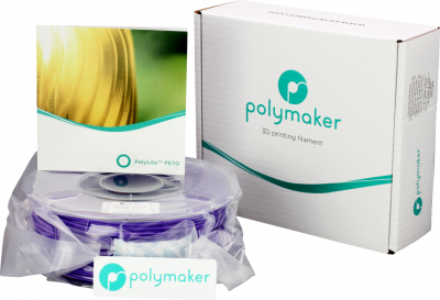 Проволока PolyLite PETG-пластик PolyMaker для печати на 3D-принтерах (диаметр нити: 1,75 мм, вес катушки: 1 кг, цвет: фиолетовый) Проволока PolyLite PETG-пластик PolyMaker для печати на 3D-принтерах (диаметр нити: 1,75 мм, вес катушки: 1 кг, цвет: фиолетовый)