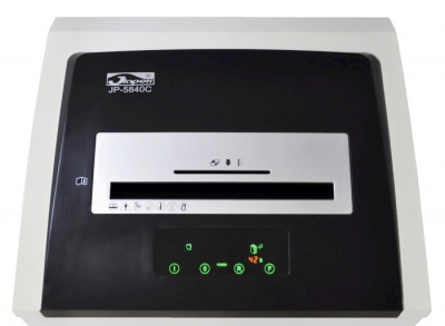 Уничтожитель (шредер) бумаги JP-5840C (размер частицы 4х30 мм)