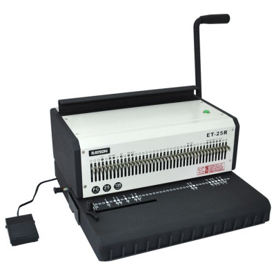 Брошюровщик для металлических пружин Rayson ET-25R (до 25 листов) /электрический/