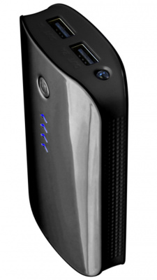 Внешний аккумулятор iconBIT FTB7800FX (емкость: 7800 мAч, кол-во USB-разъемов: 2 шт., фонарик, цвет: черный)