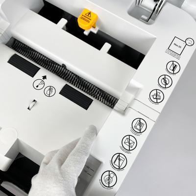 Уничтожитель (шредер) бумаги ГЕЛЕОС АП 40-5 с автоподачиком (размер частицы 1,9х12 мм)