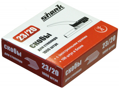Скобы для степлера Shark 23/20 (1000шт./уп)