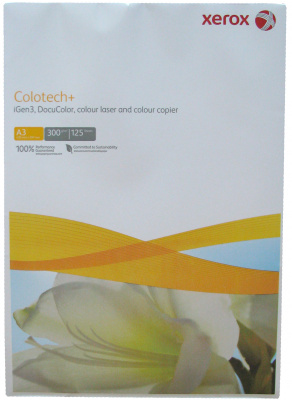 Бумага для лазерной печати Xerox Colotech Plus A3 (300 г/кв.м, 297x420 мм, 125 л/пач) [арт. 003R97984]