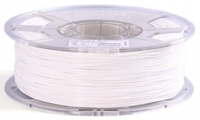 Проволока PLA+ ESUN для печати на 3D-принтерах (диаметр нити: 1,75 мм, вес катушки: 1 кг, цвет: белый)