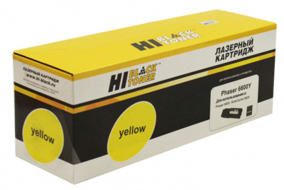 Тонер-картридж Xerox Phaser 6600/WC 6605 (жёлтый) [6000 стр.] [HB-106R02235] /Hi-Black/