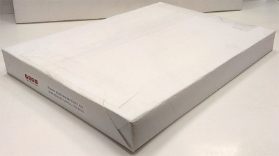 Бумага дизайнерская Ривс "Твид" SRA3 (120 г/кв.м, 450x320 мм, 250 л/пач, цвет: белый) [R]