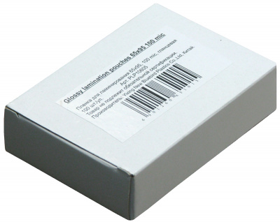 Пленка для ламинирования (65х95мм, 2х100мкм, 100шт/уп) глянцевая /LF/