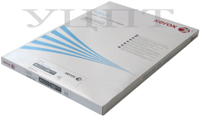 Бумажные наклейки для лазерной и струйной печати Xerox A4:14 (14 наклеек на листе, 105x42,3 мм, 100 л/пач) (прямые углы) [арт. 003R97455]