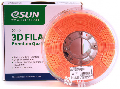 Проволока PLA+ ESUN для печати на 3D-принтерах (диаметр нити: 1,75 мм, вес катушки: 1 кг, цвет: оранжевый) Проволока PLA+ ESUN для печати на 3D-принтерах (диаметр нити: 1,75 мм, вес катушки: 1 кг, цвет: оранжевый)