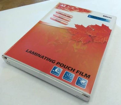 Пленка для ламинирования A5 (154х216мм, 2х75мкм, 100шт/уп) глянцевая /LF/
