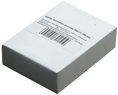 Пленка для ламинирования А7 (80х111мм, 2х150мкм, 100шт/уп) глянцевая /LF/