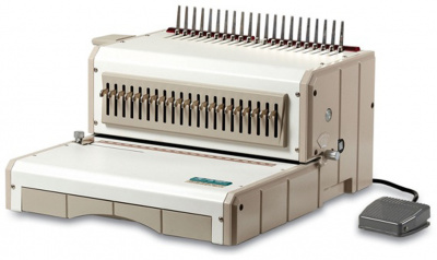 Брошюровщик для пластиковых пружин Bulros D160 (до 500 листов) /Электрический/