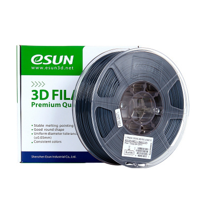 Проволока PETG-пластик ESUN для печати на 3D-принтерах (диаметр нити: 1,75 мм, вес катушки: 1 кг, цвет: серый) Проволока PETG-пластик ESUN для печати на 3D-принтерах (диаметр нити: 1,75 мм, вес катушки: 1 кг, цвет: серый)