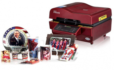 Термопресс вакуумный-3D Bulros T-3D красный (размер рабочей поверхности 300x420х110 мм)